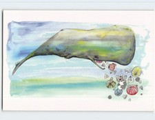 Postcard Mouthful Painting by Philippa Garrard