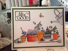 handmade Card Kit Stampin' Up! Succulents Garden Spring