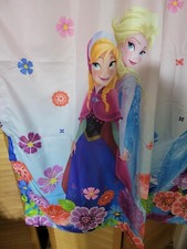 Disney Frozen Curtain Panel Window Elsa Anna Kid Room Decor 2 Panels 40x64 Each