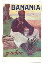 ILLUSTRATION CARTE PUB  BANANIA CARTE ORIGINALE