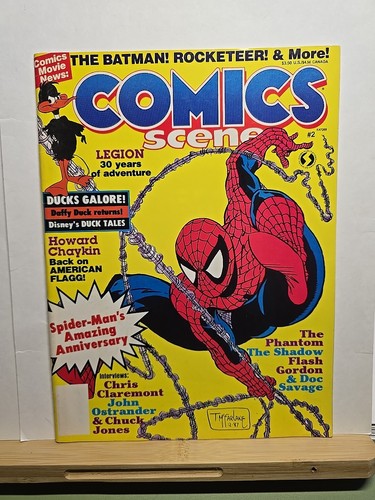 COMICS SCENE #2 (2nd Preview Appearance Of Venom) Todd McFarlane & Dave Stevens - Picture 2 of 12