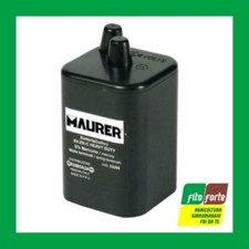 BATTERIA PER LAMPADA STRADALE MAURER 6 V RICAMBIO PILA PER TORCE 53298