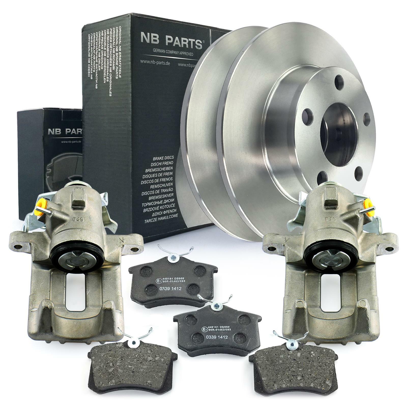 Brake Calipers Brake Discs Brake Pads Rear for Audi A6 C5 4B2 Avant Allroad