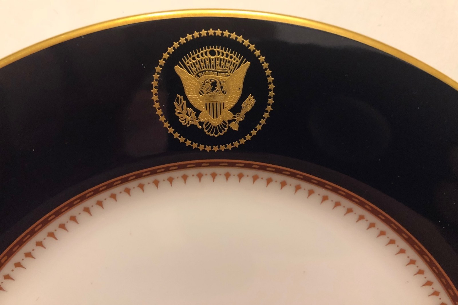 ORIGINAL RONALD REAGAN WHITE HOUSE DESSERT PLATE eBay