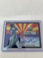 Nick Quintana 2019 Megal Black Rookie Auto Card #SP-NQ1 Serial #7/7