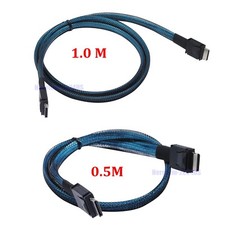 PCIe 4.0 OcuLink PCI-Express SFF-8611 4i to SFF-8611 4i Data Active Cable 0.5/1m
