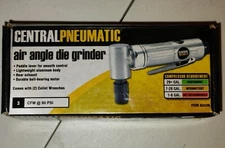 Central Pneumatic Front Exhaust Air Angle Die Grinder Item # 52848; 90 PSI.