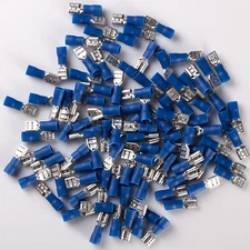FEMALE VINYL QUICK DISCONNECT .205" ELECTRICAL Crimp Connector 16-14 AWG 100 pcs