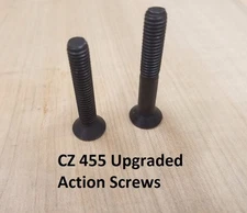CZ 455 Upgraded High Quality Replacement Action Screws Black Hardened Rear (2)