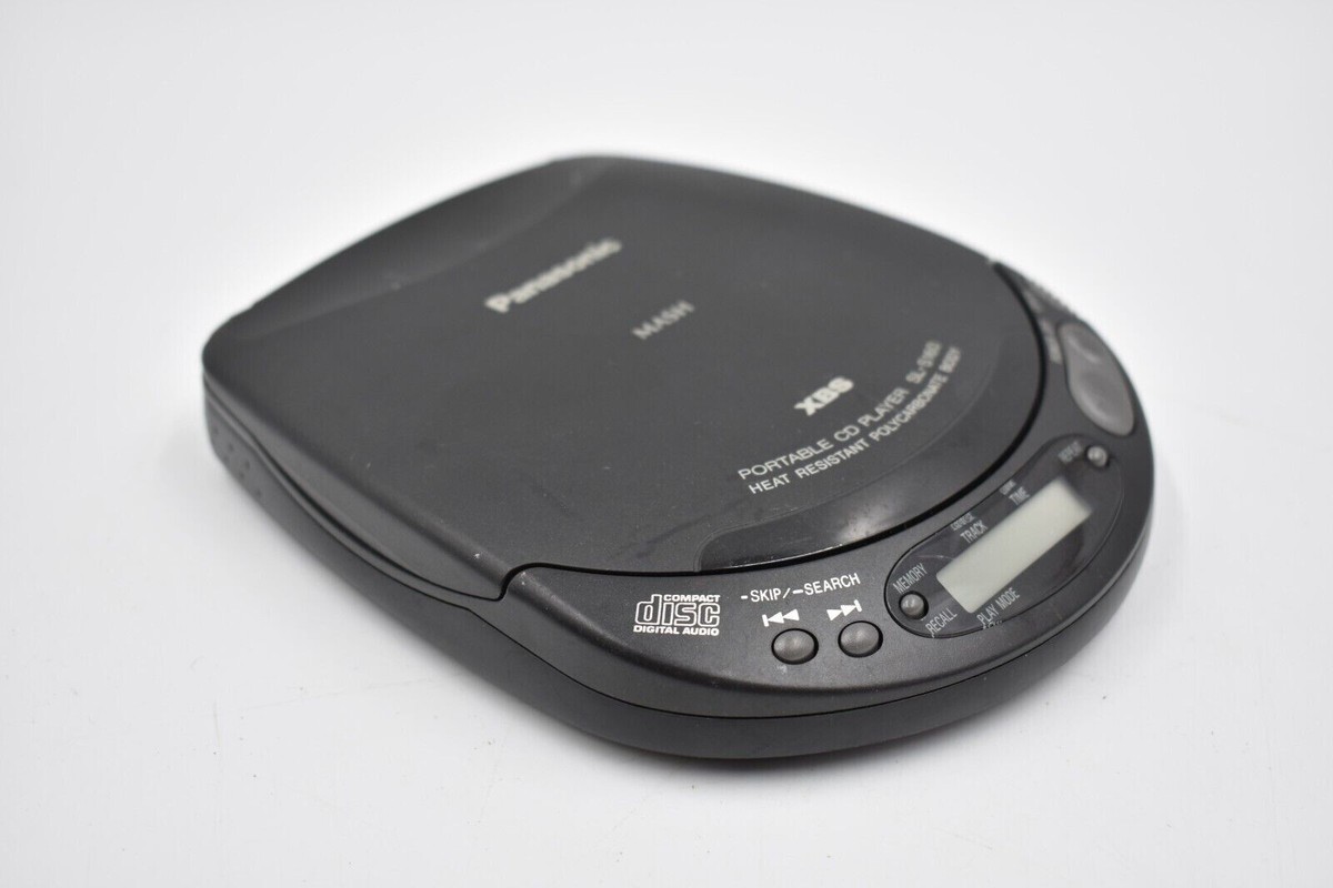 Panasonic MASH XBS SL-S160 Walkman Portable CD Player Vintage 1995