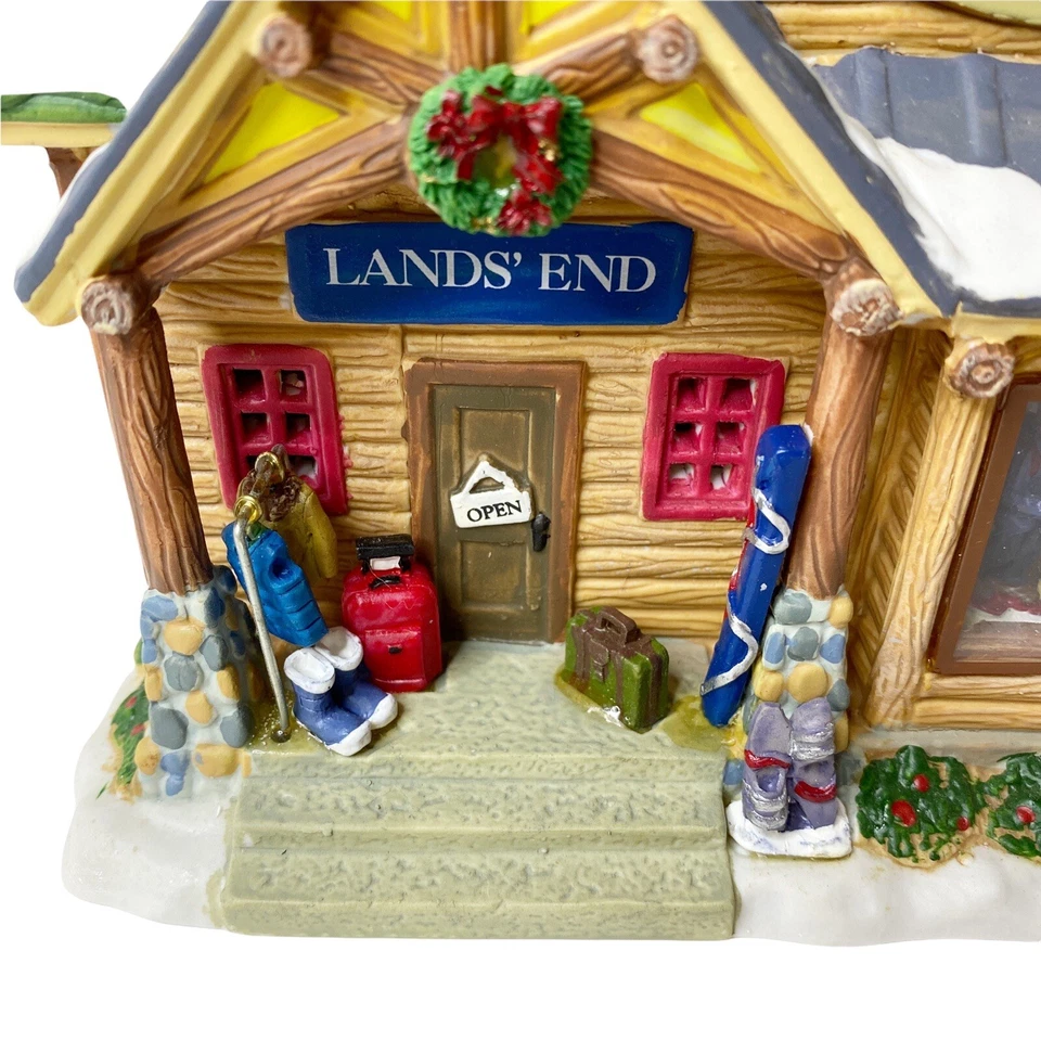 LEMAX Lands End Outfitter Sears Exclusive Christmas Village House Box FLAW - Image 4 of 4
