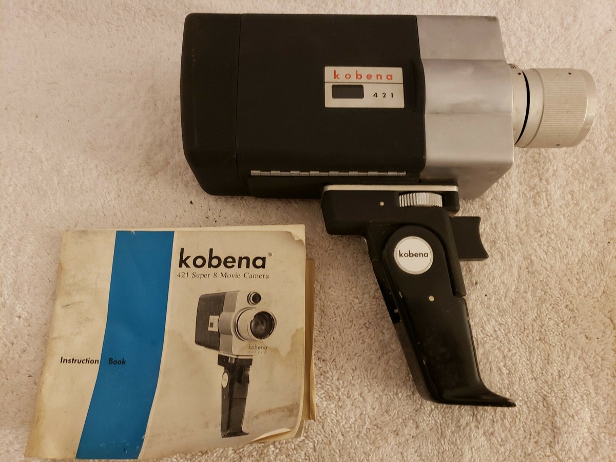 Vintage 1960's KOBENA 421 Super 8 Movie Film Camera with Manual