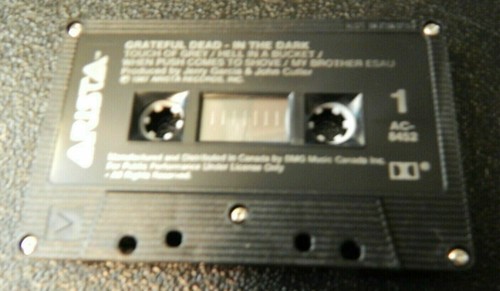 Grateful Dead In the Dark Cassette Tape Arista record Black Tape Canada release - Picture 5 of 6