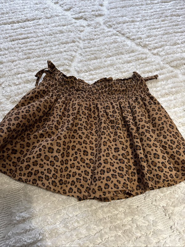 Crewcuts Girls Leopard Skirt Size M