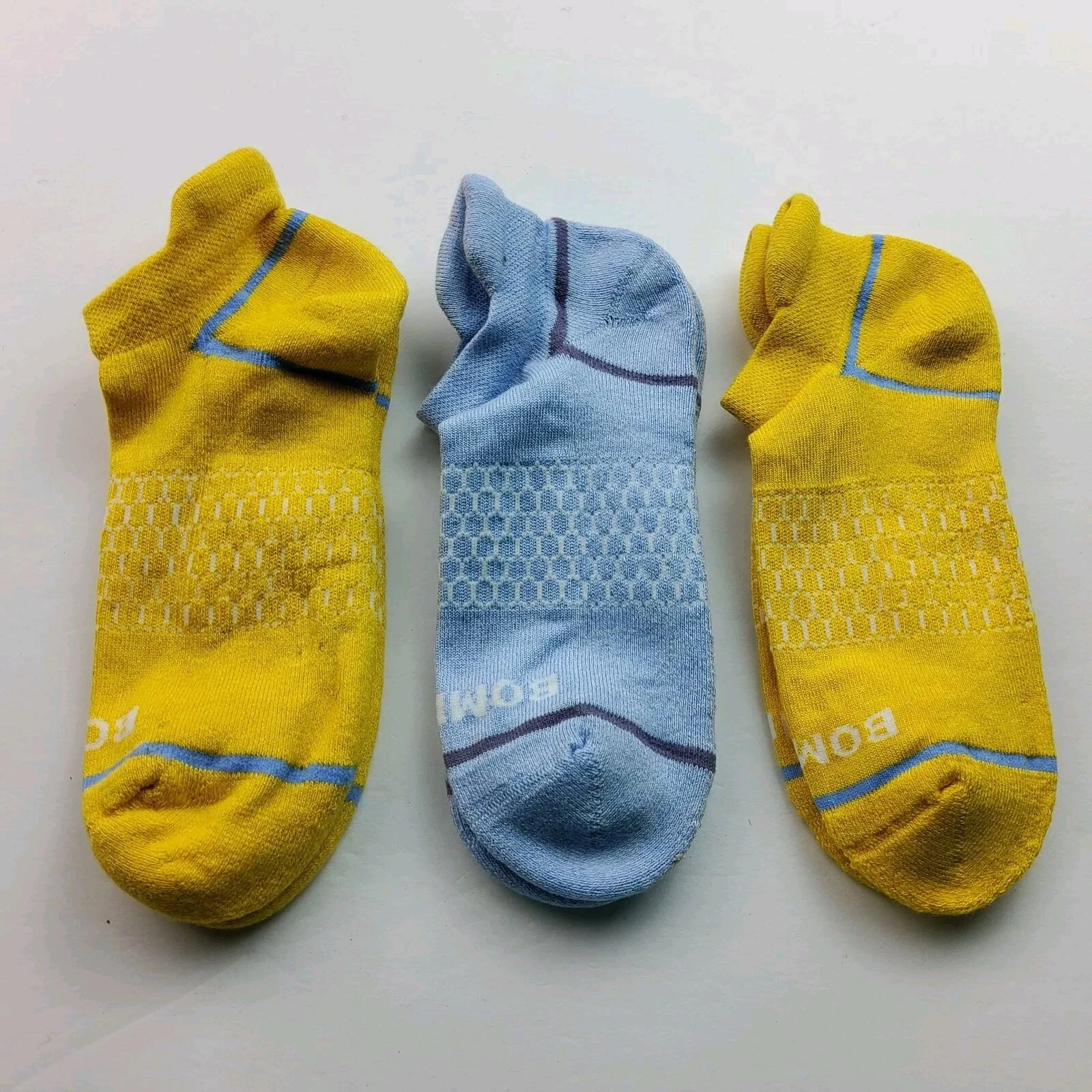 Bombas Original Ankle Socks Lot Of 3 Pairs Size M