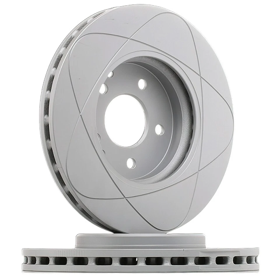 Rotores de freno de disco traseros ultra ranurados para Ford Escape, Mazda Tribute; 11,88" Foto 3 de 4