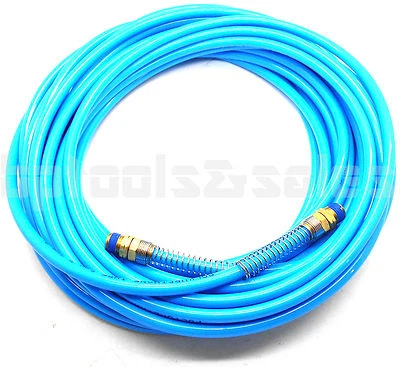 CAL HAWK 1/4" NPT Fitting x 50 FT Air Compressor PU Hose Roofing Framing Carpentry