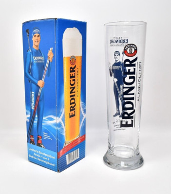 Erdinger Bierglas 1 Pint Simon Schempp Biathlon