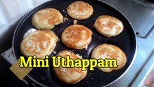 Non-Stick Aluminum Mini Uttapam Blini Pan ,Tawa, 22 cm - 7 Cups Backlite Handles