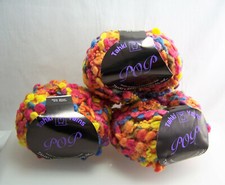 Hilos Tahki POP 95% Lana 5% Nylon Hilo Arco Iris de Colores 3 Bolas Italia ¡EN OFERTA!