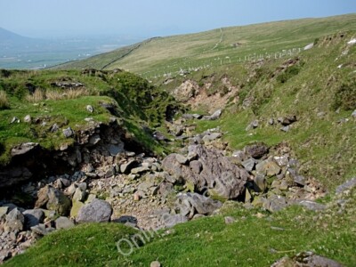 Photo 6x4 Drainage Channel An Fheothanach Dry drainage channel close to M c2011