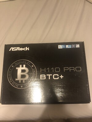 ASRock H110 Pro BTC+ LGA 1151, Intel (H110PROBTC) Motherboard