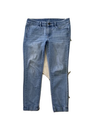 Women's Ann Taylor LOFT Jeans Crop Capris Stretch Size Look