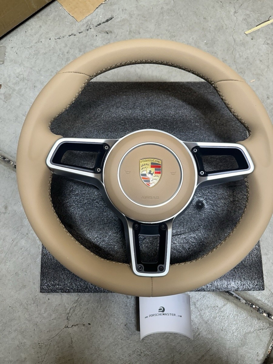 Porsche 997 991 Boxster 987 Cayman Luxor Beige Steering Wheel | eBay
