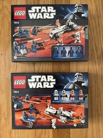 LEGO Star Wars ⭐️ Clone Trooper & Mandalorian Battle Pack ⭐️ 7913 + 7914 ⭐️ BNIB