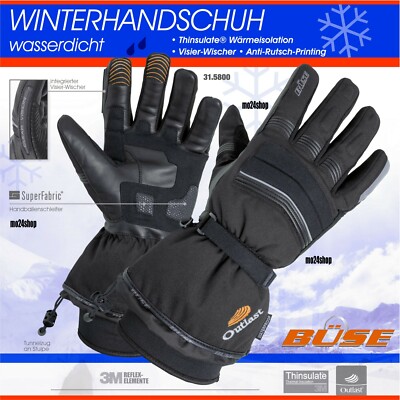 -40% Büse Motorrad Winter Handschuhe OUTLAST warme Winterhandschuhe UVP 109,95  