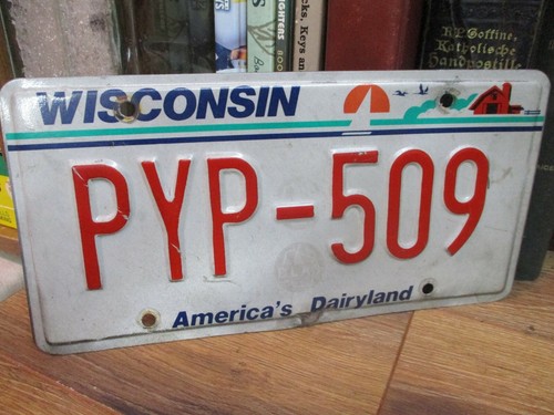 1848 - 1998 WISCONSIN LICENCE PLATE WIS ORIGINAL CAR automobile
