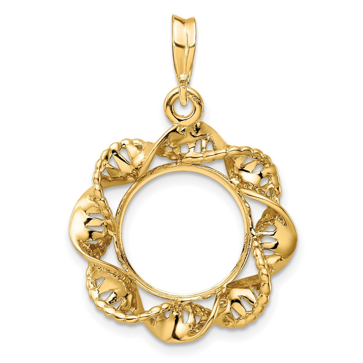 アクセサリー DOS PESOS 1945 Dos Pesos Gold Coin Pendant with Polished Bezel - gift