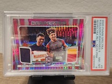 Patrick Mahomes Russell Wilson 2020 Spectra Respectra Neon Pink /15 Dual Jersey