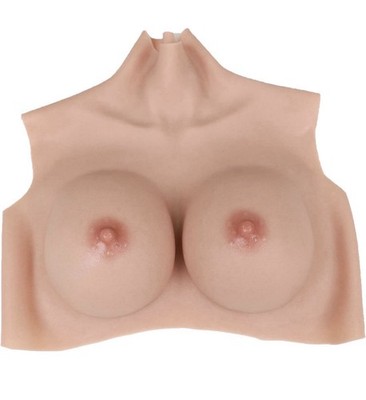Fake Tits Realistic Silicone Breast Forms False Boobs for Drag Queen Cosplay