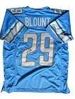 Legarrette Blount Signed Custom Detroit Lions Football Jersey (Leaf Auto)