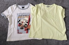 T-shirt Zara donna Disney 2 Topolino taglia grande lunghezza corta
