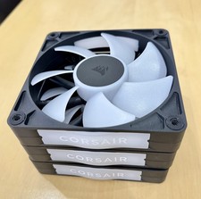 Image of 3x Corsair iCUE LINK RX120 120mm RGB Fans + ICUE System Hub - NEW PULL