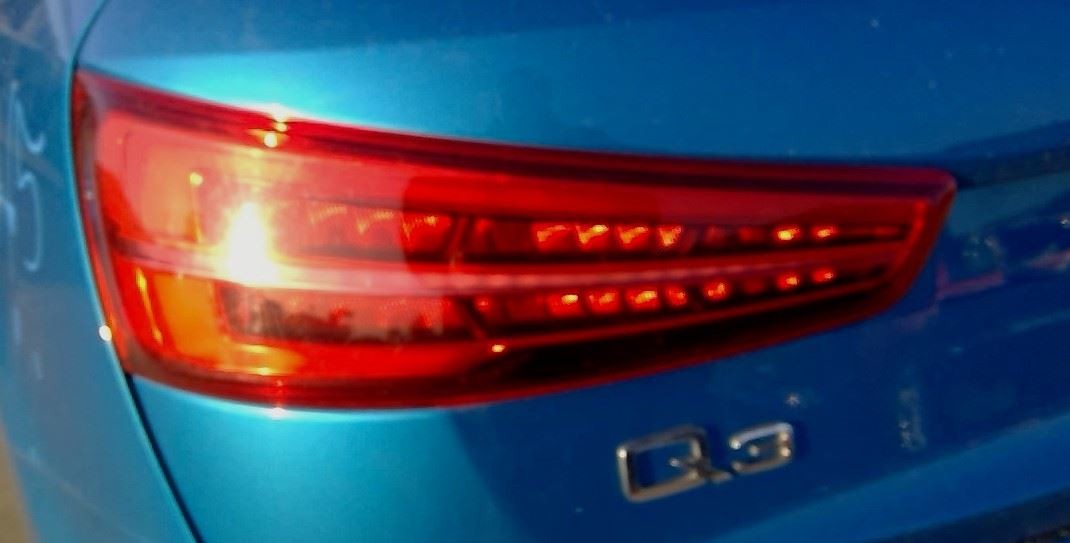 2016-2018 Audi Q3 LH Driver Inner Tail Light Liftgate Mounted OE