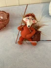 Annalee Vintage Meredith NH Country Fishing Fox Figure Doll