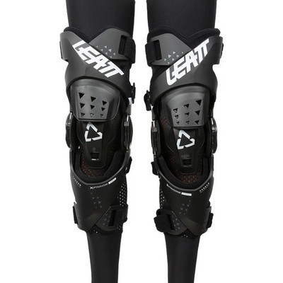 Leatt Knieorthese X-Frame Hybrid Paar, Schwarz
