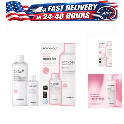 TONYMOLY Wonder Ceramide Mochi Toner Set Hyaluronic Acid Barrier Repair