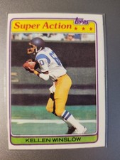 1981 Topps #524 Kellen Winslow Super Action Rookie Football card Chargers! HOF!. rookie card picture
