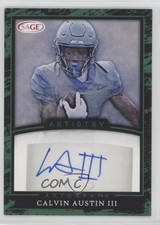 2022 SAGE Artistry Auto Green Calvin Austin III #A-CA3 Auto 2b2