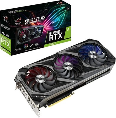 ASUS ROG Strix NVIDIA GeForce RTX 3060 Ti V2 OC Edition Gaming Grafikkarte
