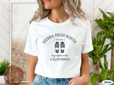 Sierra High Route Shirt Travel Gift for California Trip Lovers Souvenir Tee