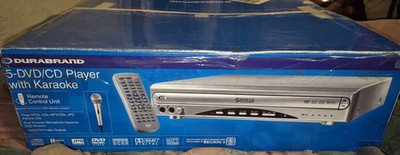 5-DISC - KARAOKE /DVD/CD/ PLAYER. DURABRAND  VENTURER SVP58