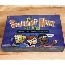 NEW Old Stock SCAVENGER HUNT Board Game FOR KIDS 2005 Indoor Search Sealed