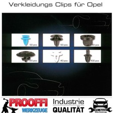 OPEL Befestigung Clips KFZ Innen Koffer Raum Tür Verkleidung Teppich 300-tlg