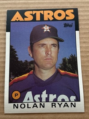 1986 Topps Super 5X7 #47 Nolan Ryan Houston Astros NMT MINT HOF Star Card MLB.