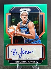 BRIONNA JONES - 2022 Panini Prizm WNBA Signatures Green Prizm Auto #SG-BJN